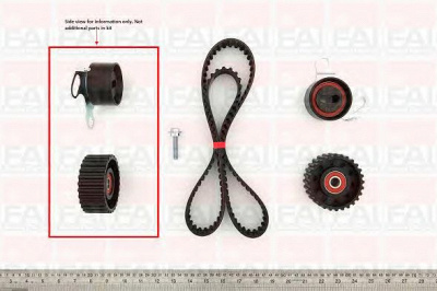 FAI AUTOPARTS tbk125 -  Комплект ремня ГРМ